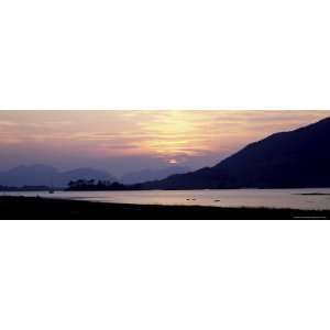  Sunset, Loch Levan, Glencoe Village, Western Highlands 