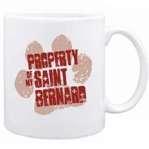  New  Property Of My Saint Bernard  Mug Dog: Home 