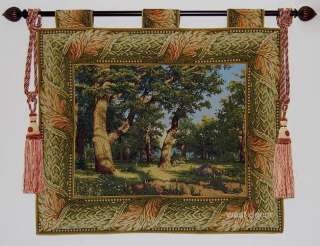 OAK GROVEby shishkin WALL HANGING TAPESTRY W/TASSEL  