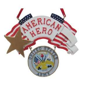  American Hero Army Christmas Ornament