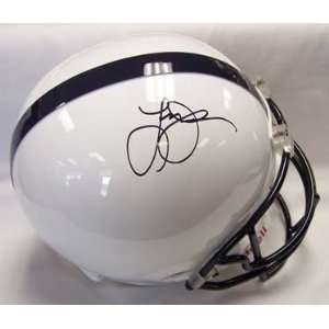  Larry Johnson Autographed Helmet   Penn State University 