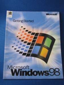 INSTRUCTION MANUAL WINDOWS 98 GETTING STARTED  