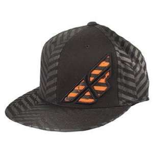  Fly Racing H Bone Hat , Color: Black/Charcoal, Size: Lg XL 