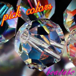 300pc 3mm Round 5000 Swarovski Crystal Beads AB Pick Color Free 