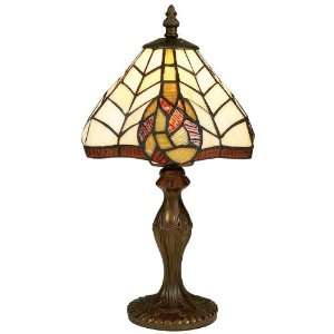  14 1/8 H x 8 W Stained Glass Table Lamp: Everything Else