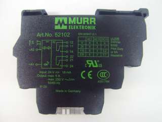 Murr Elektronik Art. No. 52102 24VDC Output Relay  