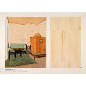  1931 Print Interior Design Furnishing Home Decoration Living 