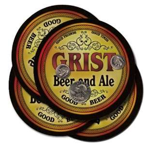  Grist Beer and Ale Coaster Set: Kitchen & Dining