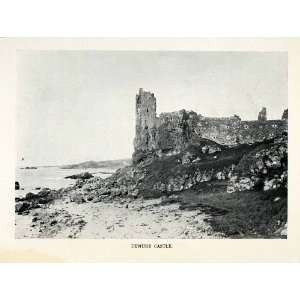   Scotland Ruins Firth Clyde   Original Halftone Print