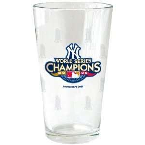 New York Yankees 2009 World Series Champions 16oz. Satin Etch Pint 