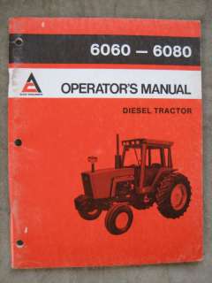 Allis Chalmers 6060 6080 Tractor Manual  