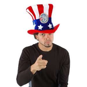  Lets Party By Elope USA Uncle Sam Republican Hat / Red 