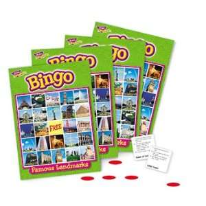  Bingo Famous Landmarks Ages 8 & Up