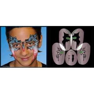  Bat Stencil Design Airbrush Makeup Face Template Beauty