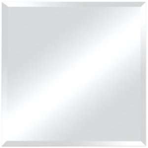  Frameless Beveled 30 Wide Square Wall Mirror