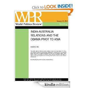 India Australia Relations and the Obama Pivot to Asia (World Politics 
