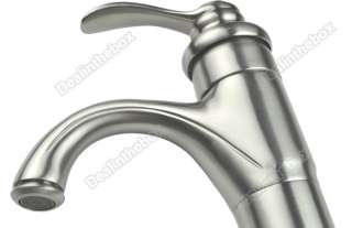 New Traditional design Brushed Nickel Bathroom Faucet Vessel Sink 