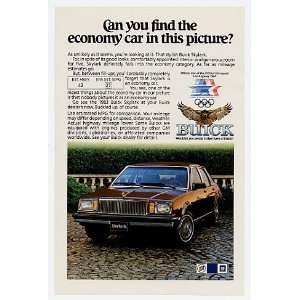  1983 Buick Skylark Economy Car Print Ad (13922): Home 
