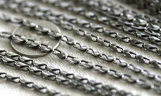   Chain Water Drop Link Curb Chain Necklace 6x2.5mm c191 PICK  