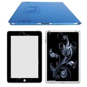 New Apple iPad 2 Bold Standby case (Blue) for iPad 2 (Built in magnet 