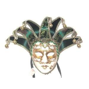  Green Jolly Sinfonia Venetian Mask: Home & Kitchen