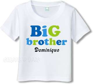 Big and Little Brother Personalized TShirt w/variations  