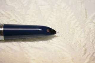 Parker 51 Fountain Pen Teal Blue Aerometric Lustraloy Jeweled Arrow 