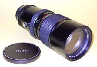 Vivitar 75 260mm lens f. Olympus OM extremely good cond  