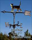 WHITEHALL CAT FULL COLOR WEATHERVANE ROOFTOP SHIPS NOW!  
