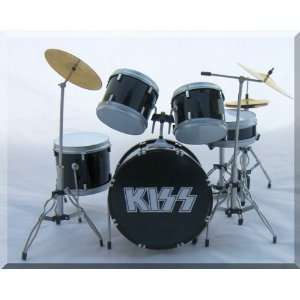   : KISS Miniature Drum Set Drumset Peter Criss Mego Dolls: Electronics