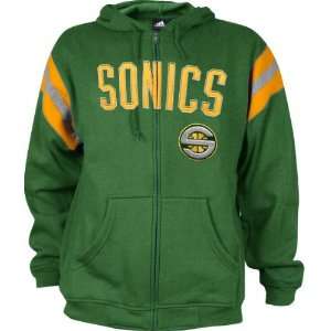   Seattle Sonics adidas Fleece Full Zip Hooded Jacket: Sports & Outdoors
