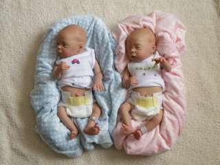   Dust Nursery* Reborn Baby Dolls ~TWINS~ Mavie & Julie Evelina Wosnjuk
