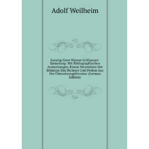   Der Ã?bersetzungsliteratur (German Edition) Adolf Weilheim Books