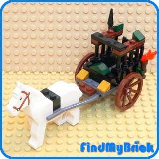 Lego Castle Kings Carriage with White Horse No Box NEW  