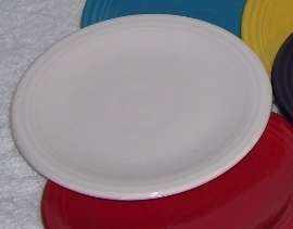 Fiesta ®Ware WHITE DINNER PLATE 10 ¼ FIRST QUALITY  