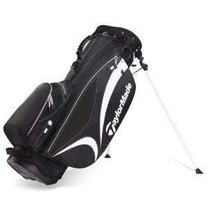 NEW Taylormade Stratus 2.0 Stand Bag Black/White Dual Strap w/ Tags I