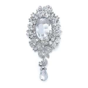    Mariell ~ Dramatic Victorian Bouquet Bridal Brooch Jewelry