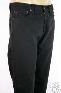   RALPH LAUREN JEANS Classic Fit 867 Mens Black Denim Pants New  