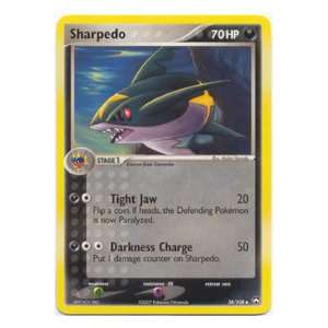  Pokemon Ex Power Keepers Uncommon Sharpedo 38/108 Toys 