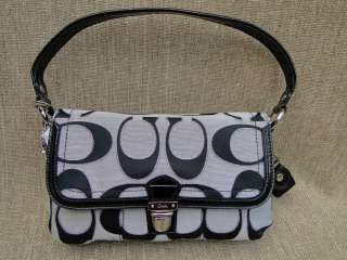 Coach Poppy Signature Lurex Layla Crossbody Handbag Hangtags Dust Bag 