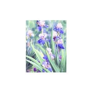  Fleur de Lis (Iris) by Mary Kay Krell Vertical/Banner Flag 