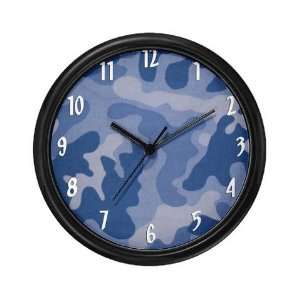  Blue Camo   Military Wall Clock by CafePress: Home 
