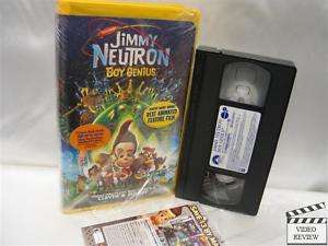 Jimmy Neutron Boy Genius (VHS, 2003, Clam Shell) 097363382638  