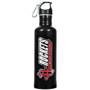   Houston Rockets 1 Liter Black Aluminum Water Bottle: Sports & Outdoors