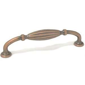 House of knobs weathered copper collection 5 indian drum pull in weat