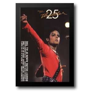  Michael Jackson   Thriller 25th Anniversary 28x40 Framed 