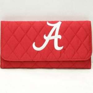 Alabama Crimson Tide Quilted Check Book Wallet  