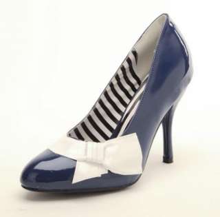 Pinup Couture Rockabilly Sailor Nautical Heels Shoes  