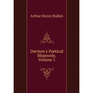  Davisons Poetical Rhapsody, Volume 1 Arthur Henry Bullen Books