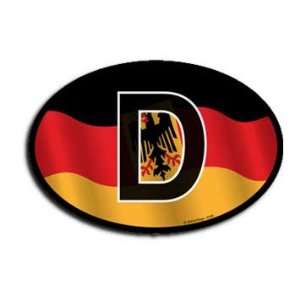  Germany Wavy oval decal: Automotive